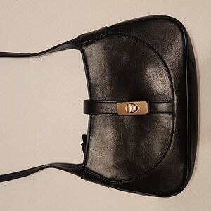 MNG Mango Vegan Leather JACKIE Style Shoulder Bag EUC